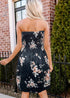 Bohemian Floral Beach Dress